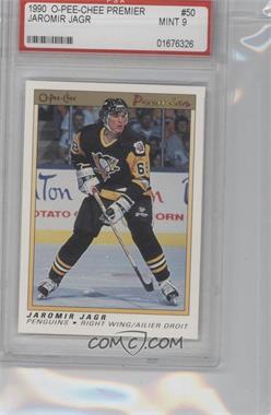 1990-91 O-Pee-Chee Premier - [Base] #50 - Jaromir Jagr [PSA 9 MINT]