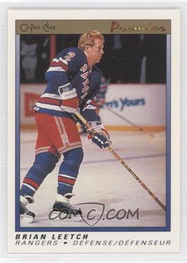 1990-91 O-Pee-Chee Premier - [Base] #61 - Brian Leetch