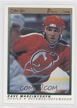 1990-91 O-Pee-Chee Premier - [Base] #67 - Dave Marcinyshyn