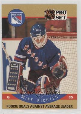 1990-91 Pro Set - [Base] #398 - Mike Richter