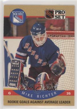 1990-91 Pro Set - [Base] #398 - Mike Richter