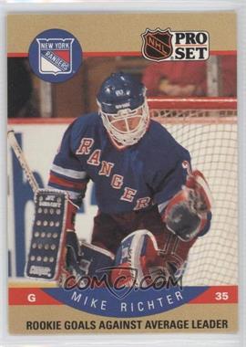 1990-91 Pro Set - [Base] #398 - Mike Richter