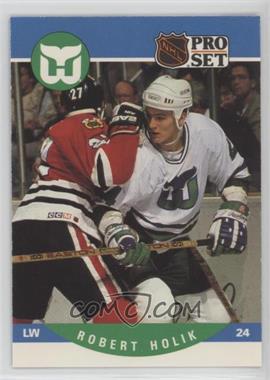 1990-91 Pro Set - [Base] #609.1 - Bobby Holik (Headers Algined with Stats; Robert on Card)