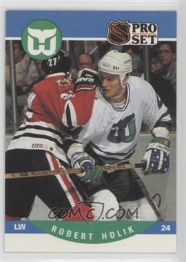 1990-91 Pro Set - [Base] #609.1 - Bobby Holik (Headers Algined with Stats; Robert on Card)