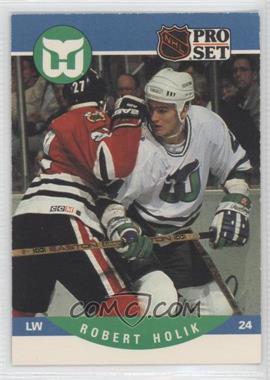 1990-91 Pro Set - [Base] #609.1 - Bobby Holik (Headers Algined with Stats; Robert on Card)