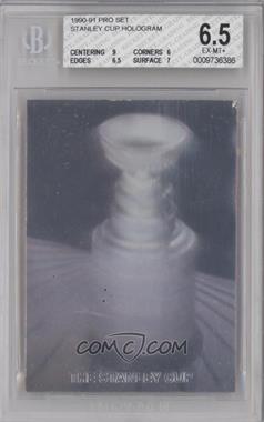 1990-91 Pro Set - The Stanley Cup - Hologram #_STCU.1 - The Stanley Cup /5000 [BGS 6.5 EX‑MT+]