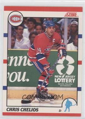 1990-91 Score - [Base] - Bilingual #15 - Chris Chelios