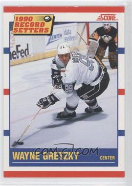 1990-91 Score - [Base] - Bilingual #347 - Record Setters - Wayne Gretzky