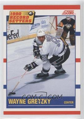 1990-91 Score - [Base] - Bilingual #347 - Record Setters - Wayne Gretzky