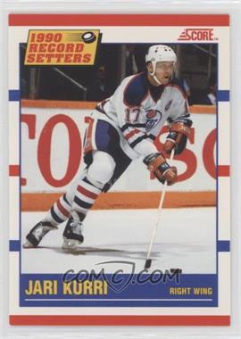 1990-91 Score - [Base] - Bilingual #348 - Record Setters - Jari Kurri