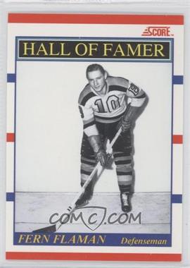 1990-91 Score - [Base] - Bilingual #357 - Hall of Famer - Fern Flaman
