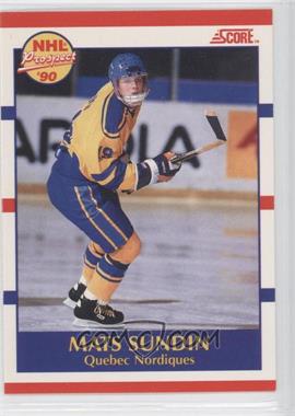 1990-91 Score - [Base] - Bilingual #398 - Prospect - Mats Sundin