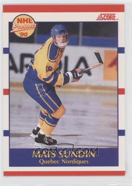 1990-91 Score - [Base] - Bilingual #398 - Prospect - Mats Sundin