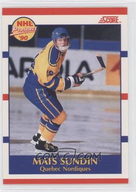 1990-91 Score - [Base] - Bilingual #398 - Prospect - Mats Sundin