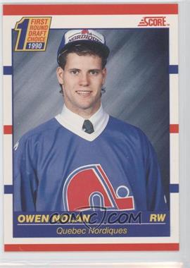 1990-91 Score - [Base] - Bilingual #435 - First Round Draft Choice - Owen Nolan
