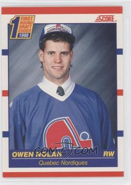 1990-91 Score - [Base] - Bilingual #435 - First Round Draft Choice - Owen Nolan