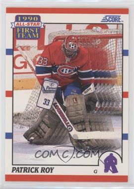 1990-91 Score - [Base] #312 - All-Star First Team - Patrick Roy