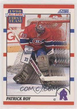 1990-91 Score - [Base] #312 - All-Star First Team - Patrick Roy