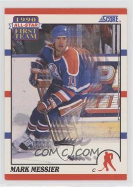 1990-91 Score - [Base] #315 - All-Star First Team - Mark Messier [EX to NM]