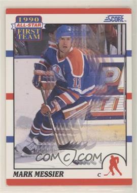 1990-91 Score - [Base] #315 - All-Star First Team - Mark Messier [EX to NM]