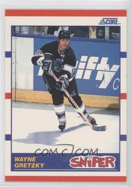 1990-91 Score - [Base] #336 - Sniper - Wayne Gretzky