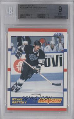 1990-91 Score - [Base] #338 - Magician - Wayne Gretzky [BGS 9 MINT]