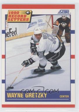 1990-91 Score - [Base] #347 - Record Setters - Wayne Gretzky