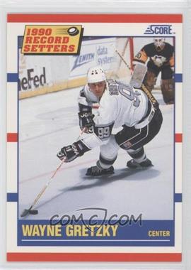 1990-91 Score - [Base] #347 - Record Setters - Wayne Gretzky