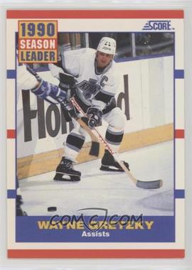 1990-91 Score - [Base] #352 - Season Leader - Wayne Gretzky [EX to NM]