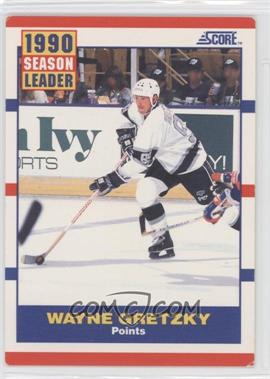 1990-91 Score - [Base] #353 - Season Leader - Wayne Gretzky
