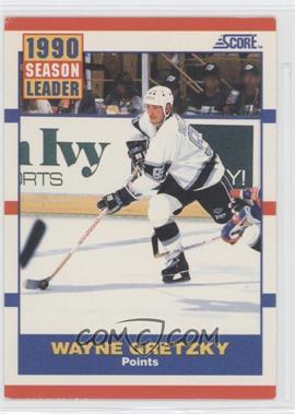1990-91 Score - [Base] #353 - Season Leader - Wayne Gretzky