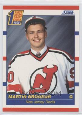 1990-91 Score - [Base] #439 - First Round Draft Choice - Martin Brodeur