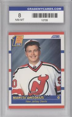 1990-91 Score - [Base] #439 - First Round Draft Choice - Martin Brodeur [Encased]