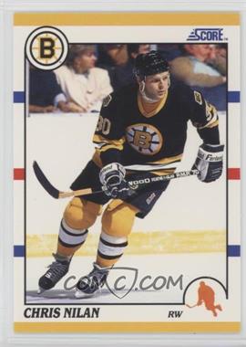 1990-91 Score Rookie & Traded - [Base] #22T - Chris Nilan