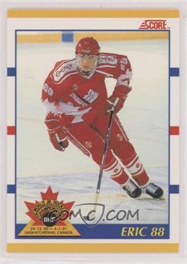 1990-91 Score Rookie & Traded - [Base] #88T - Eric Lindros