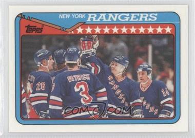 1990-91 Topps - [Base] - Tiffany #101 - New York Rangers Team