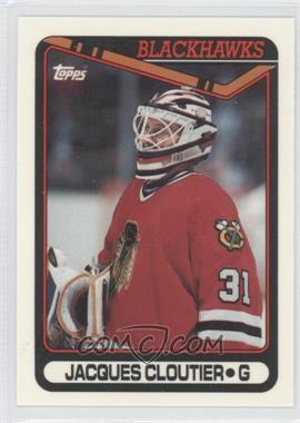 1990-91 Topps - [Base] - Tiffany #378 - Jacques Cloutier