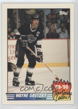 1990-91 Topps - Team Scoring Leaders #12 - Wayne Gretzky