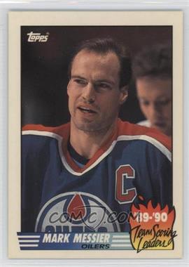 1990-91 Topps - Team Scoring Leaders #16 - Mark Messier