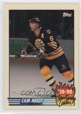 1990-91 Topps - Team Scoring Leaders #3 - Cam Neely