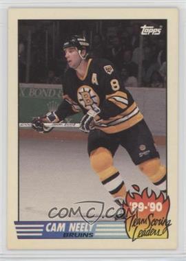 1990-91 Topps - Team Scoring Leaders #3 - Cam Neely