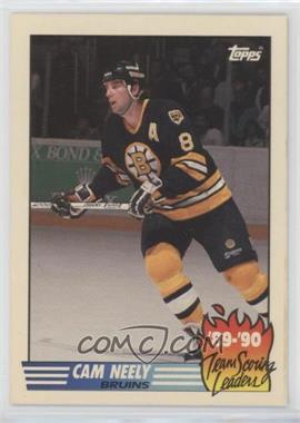 1990-91 Topps - Team Scoring Leaders #3 - Cam Neely