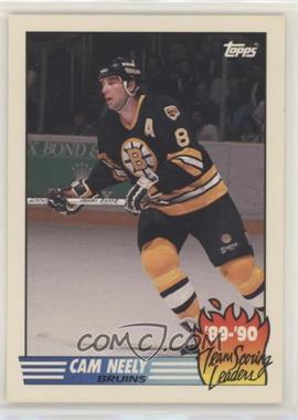 1990-91 Topps - Team Scoring Leaders #3 - Cam Neely