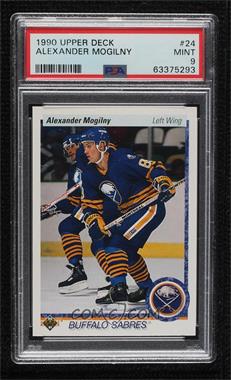 1990-91 Upper Deck - [Base] #24 - Alexander Mogilny [PSA 9 MINT]