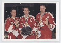 Kris Draper, Eric Lindros, Steven Rice