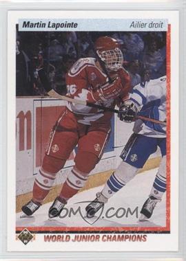 1990-91 Upper Deck French - [Base] #467 - Martin Lapointe