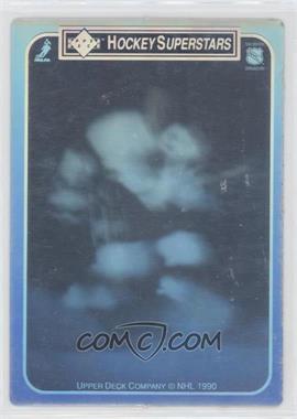 1990-91 Upper Deck Hockey Superstars Holograms - [Base] #_WAGR.1 - Wayne Gretzky (Stick Above Waist) [EX to NM]