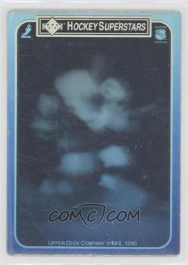 1990-91 Upper Deck Hockey Superstars Holograms - [Base] #_WAGR.1 - Wayne Gretzky (Stick Above Waist) [EX to NM]