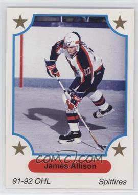 1991-92 7th Inning Sketch OHL - [Base] #189 - James Allison