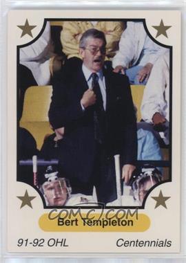 1991-92 7th Inning Sketch OHL - [Base] #72 - Bert Templeton